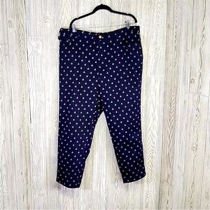 NWT- Ralph Lauren American Nautical Anchor Stretch Pants, Plus Size 20W